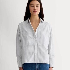 Everlane Boxy Oxford Shirt in L